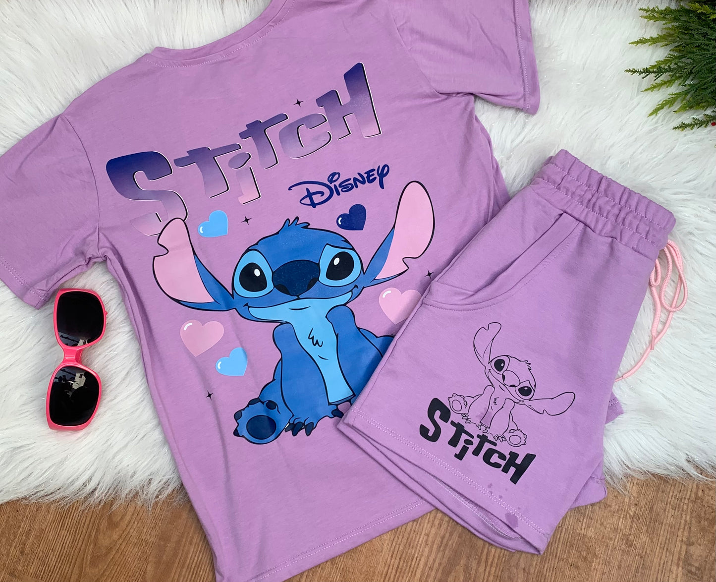 CONJUNTO STITCH NIÑA
