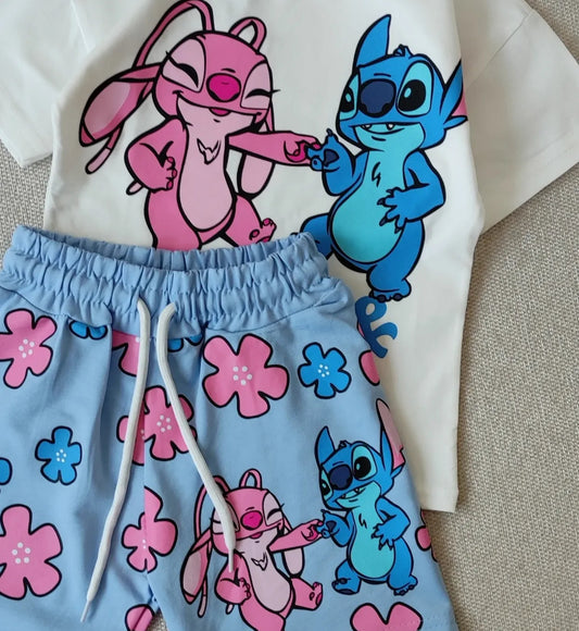 CONJUNTO CELESTE STITCH