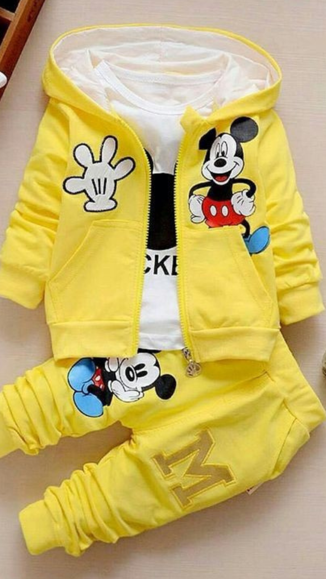 Conjunto Mickey 3 pzas