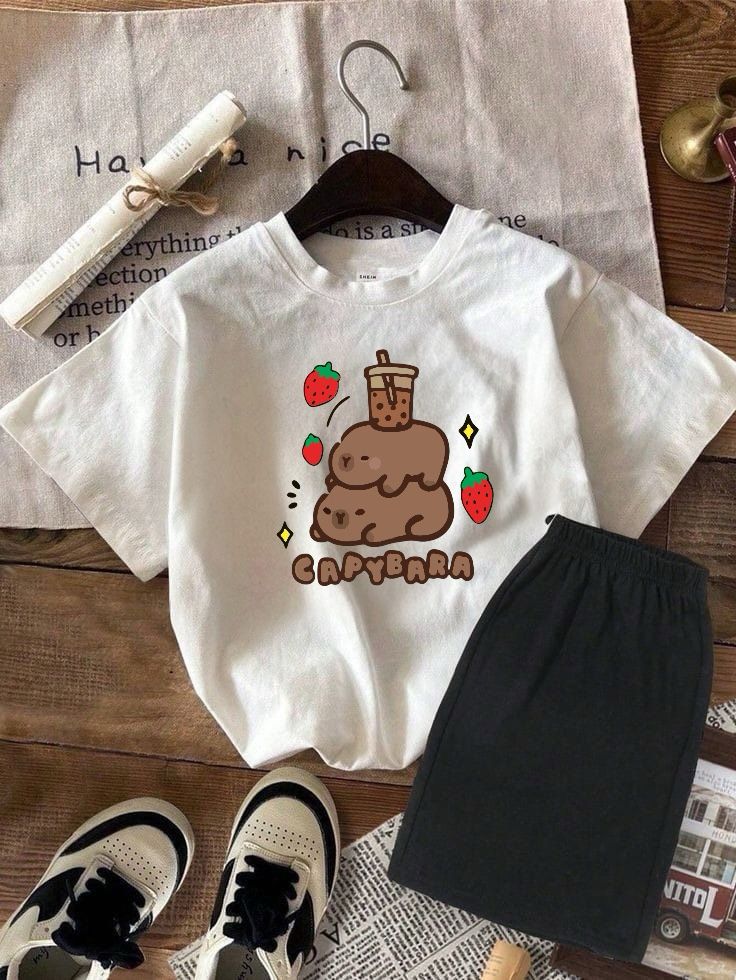 CAPIBARA BLANCO/NEGRO