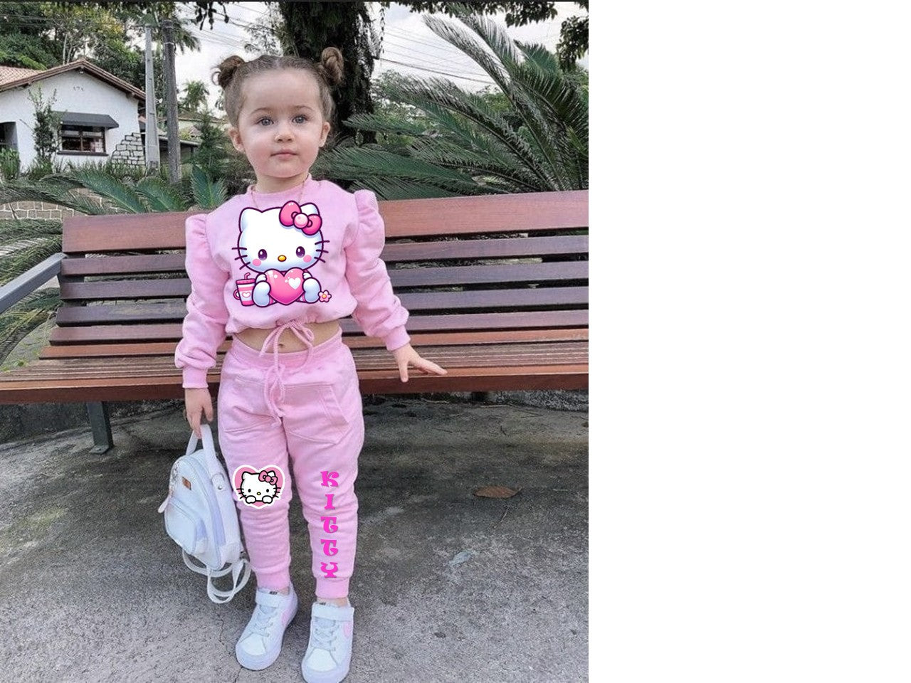 CONJ BOMBACHO HELLO KITTY