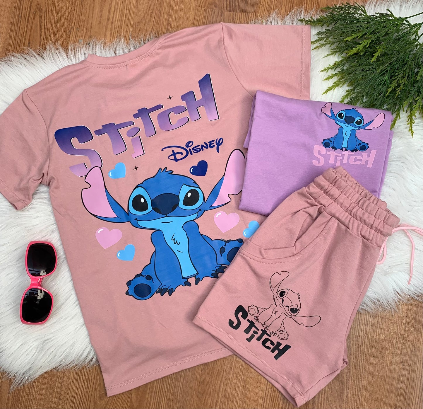 CONJUNTO STITCH NIÑA