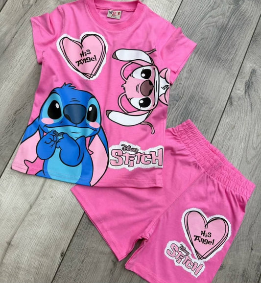 CONJUNTO STITCH NIÑA