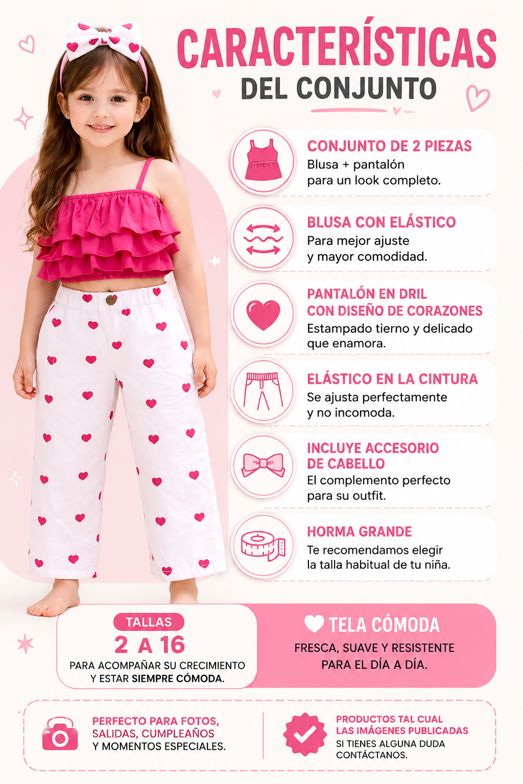 Conjunto Sweet Hearts