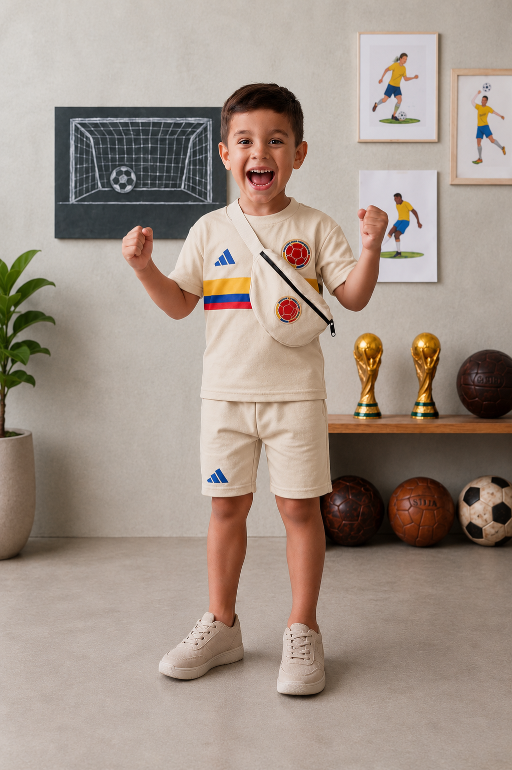 Conjunto Mundialista Mini Crack ⚽